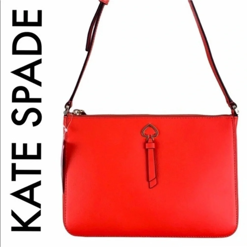 Kate Spade New York Red Adel Zip Top Crossbody NWOT
